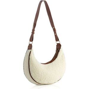 Ivory Charlotte Shoulder Bag with Adjustable Strap